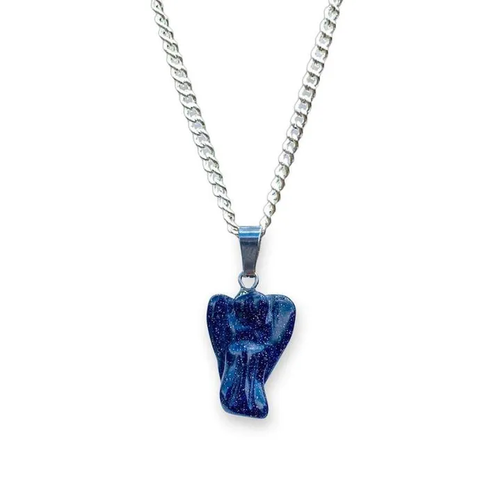 Magic Crystals Necklaces Crystal Guardian Angel Pendant Necklace