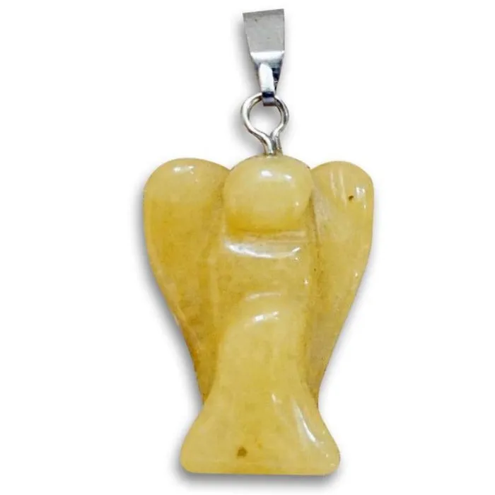 Magic Crystals Necklaces Crystal Guardian Angel Pendant Necklace