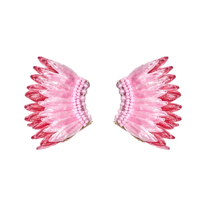 Mignonne Gavigan Earrings Raffia Mini Madeline Earrings Pink Mignonne Gavigan Earrings Raffia Mini Madeline Earrings Pink