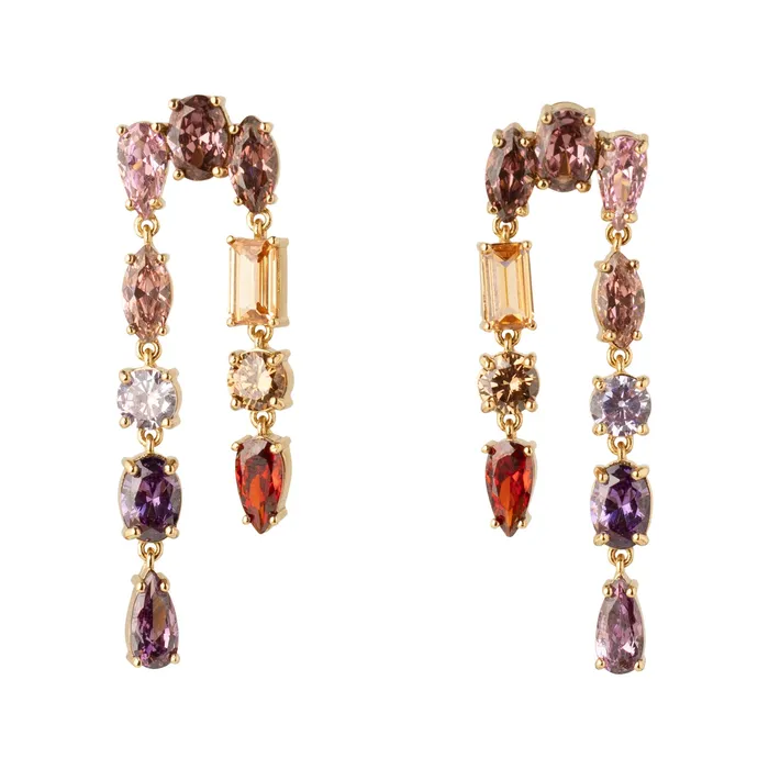 Mignonne Gavigan Earrings Tompkins Earrings Pink Multi Mignonne Gavigan Earrings Tompkins Earrings Pink Multi