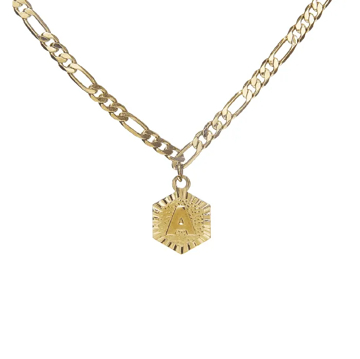 Necklaces aiobo Initial Pendant Choker