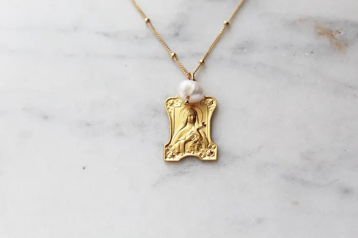 Necklaces Saint Therese Necklace TheLittleCatholic