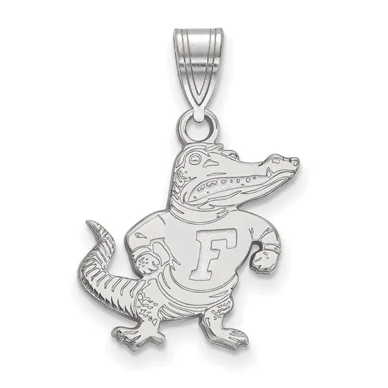 Necklaces Shop IDC estore Sterling Silver Rhodiumplated LogoArt University of Florida Gator Large Pendant Necklaces Shop IDC estore Sterling Silver Rhodiumplated LogoArt University of Florida Gator Large Pendant