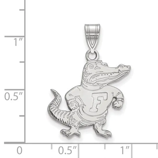 Necklaces Shop IDC estore Sterling Silver Rhodiumplated LogoArt University of Florida Gator Large Pendant Necklaces Shop IDC estore Sterling Silver Rhodiumplated LogoArt University of Florida Gator Large Pendant