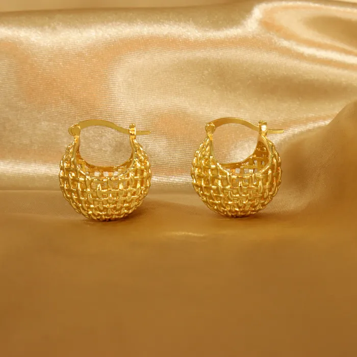 Omolola Jewellery Earrings Zaria bucket hoop earrings