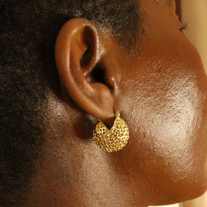 Omolola Jewellery Earrings Zaria bucket hoop earrings