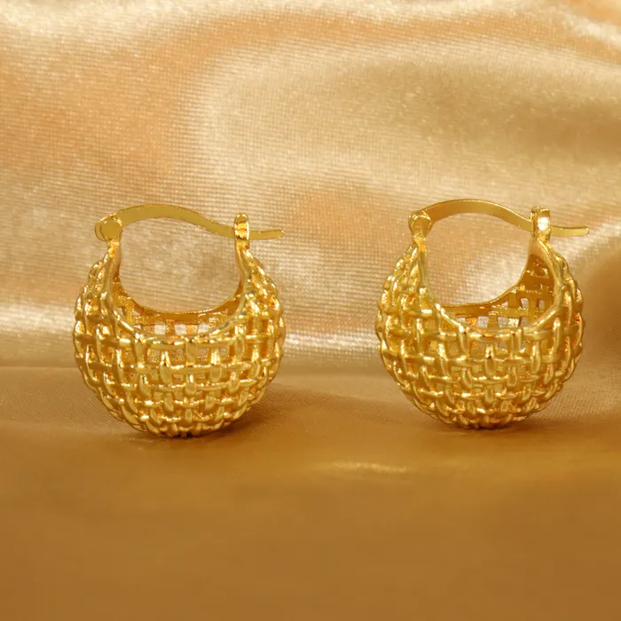 Omolola Jewellery Earrings Zaria bucket hoop earrings