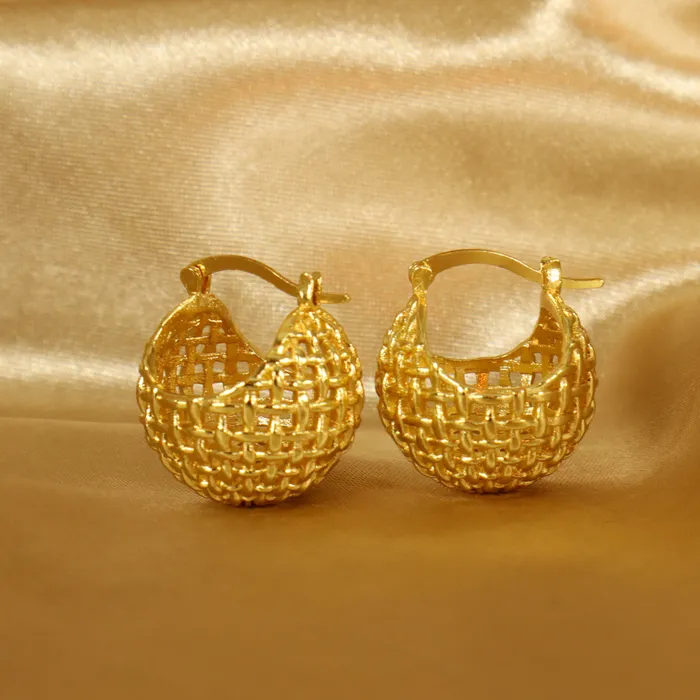 Omolola Jewellery Earrings Zaria bucket hoop earrings