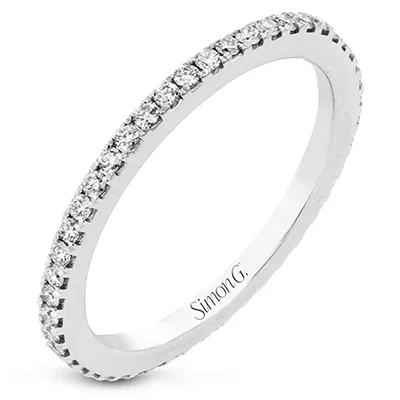 PreStyled Sets International Diamond Center Eternity Wedding Band in 18k Gold with Diamonds PreStyled Sets International Diamond Center Eternity Wedding Band in 18k Gold with Diamonds