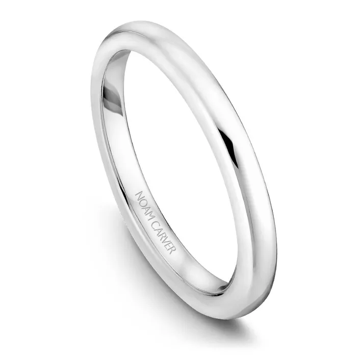 Rings International Diamond Center Noam Carver White Gold Engagement Ring Setting with Prongs