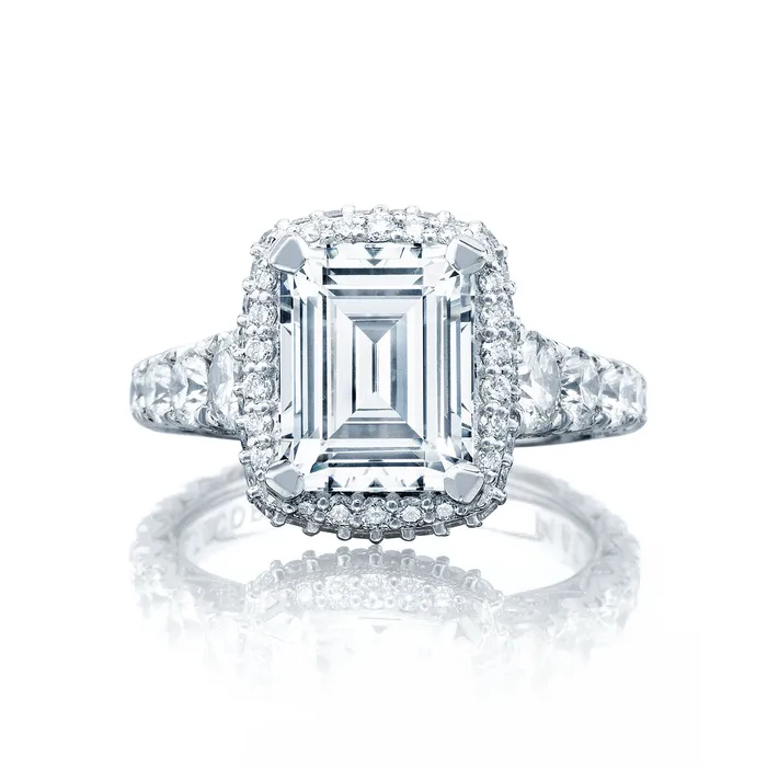 Rings International Diamond Center Tacori Platinum RoyalT Engagement Ring Setting 195 CTW Rings International Diamond Center Tacori Platinum RoyalT Engagement Ring Setting 195 CTW