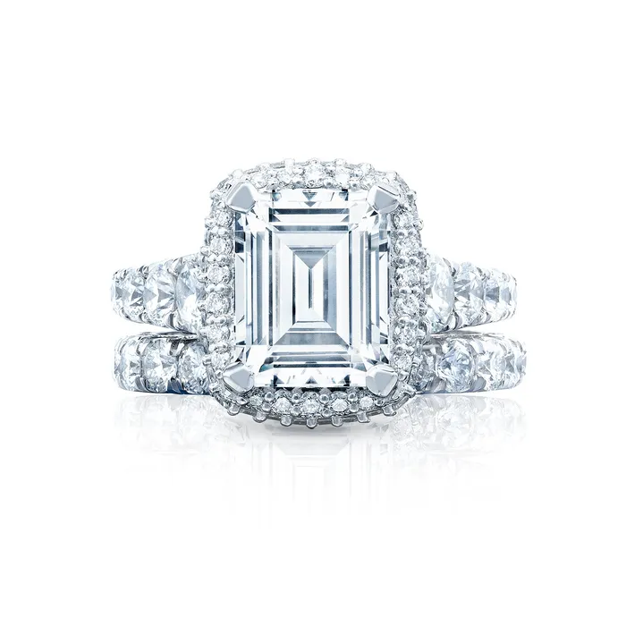 Rings International Diamond Center Tacori Platinum RoyalT Engagement Ring Setting 195 CTW Rings International Diamond Center Tacori Platinum RoyalT Engagement Ring Setting 195 CTW