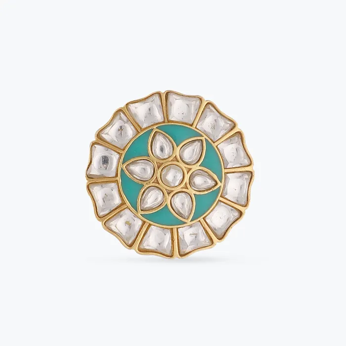 Rings SILVER Antika Jadau Kundan Silver Ring