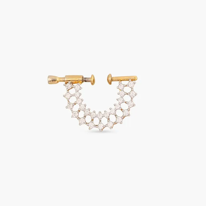 Rings SILVER Chand CZ Silver Nose Ring