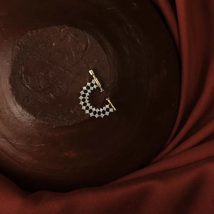 Rings SILVER Chand CZ Silver Nose Ring