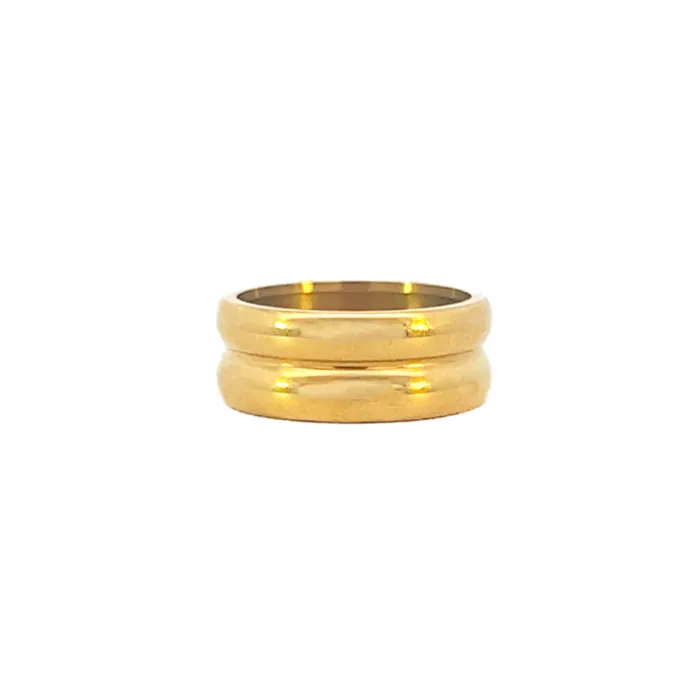 Rings Stacked Band Ring VibeSzn