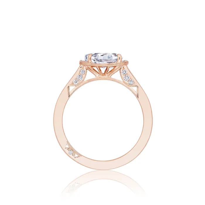 Rings Tacori 18k Rose Gold Simply Tacori Pear Diamond Engagement Ring Setting 011 CTW International Diamond Center Rings Tacori 18k Rose Gold Simply Tacori Pear Diamond Engagement Ring Setting 011 CTW International Diamond Center