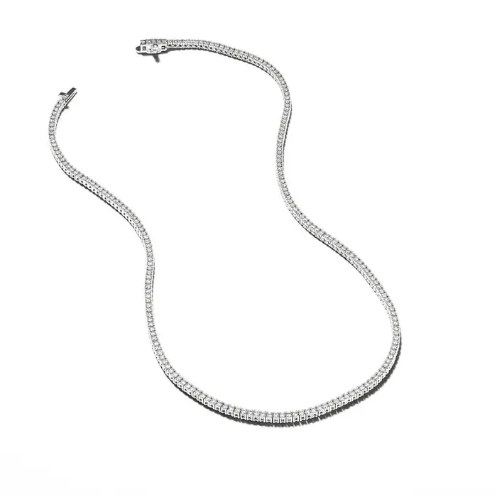 SG Fine Petite Diamond Tennis Necklace Necklaces