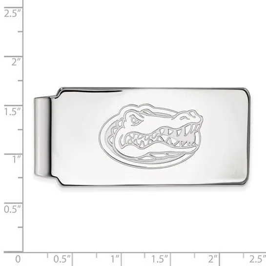 Shop IDC estore Necklaces Sterling Silver Rhodiumplated LogoArt University of Florida Gator Money Clip Shop IDC estore Necklaces Sterling Silver Rhodiumplated LogoArt University of Florida Gator Money Clip