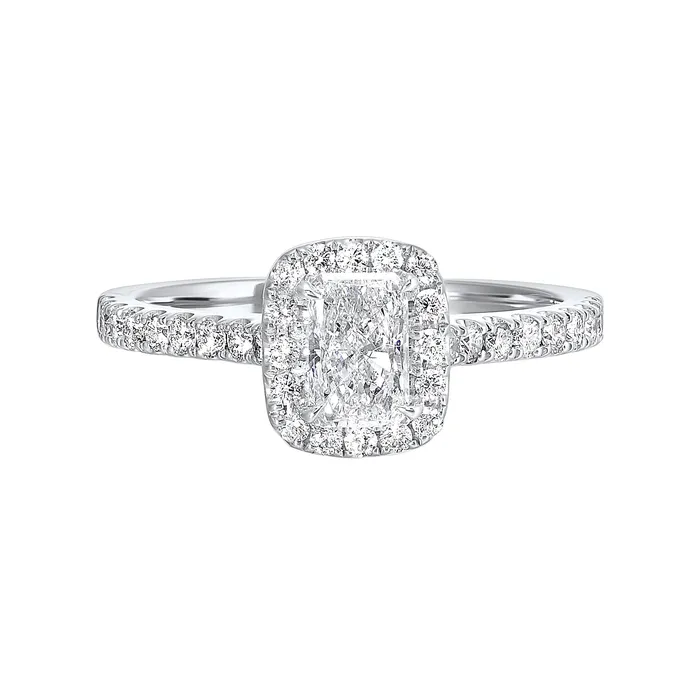 Shop IDC estore Rings Halo Complete Engagement Ring 088 CTW