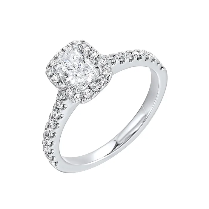 Shop IDC estore Rings Halo Complete Engagement Ring 088 CTW