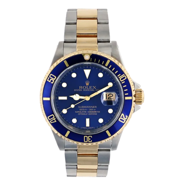 Shop IDC estore Rolex 16613 Submariner Rolesor Oystersteel 18K Yellow Gold 40mm Preowned PreStyled Sets Shop IDC estore Rolex 16613 Submariner Rolesor Oystersteel 18K Yellow Gold 40mm Preowned PreStyled Sets