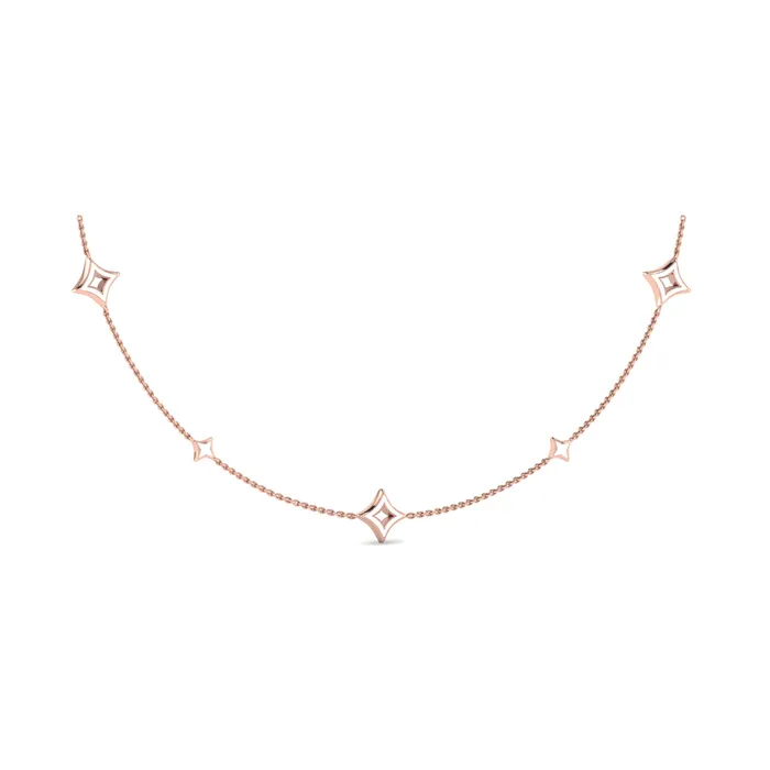 Shop IDC estore Vlora Estrella 14K Reversible Diamond Enamel Multi Vlora Star Necklace 048CTW Necklaces
