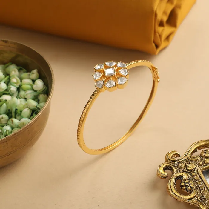 SILVER Bracelets Karnika Gold Plated Silver Bracelet