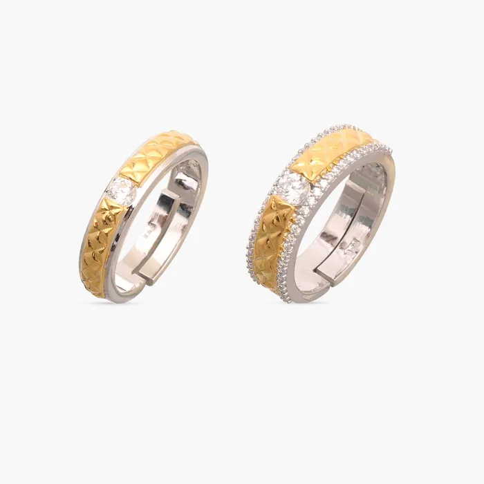 SILVER Bracelets Love Knot CZ Silver Couple Rings