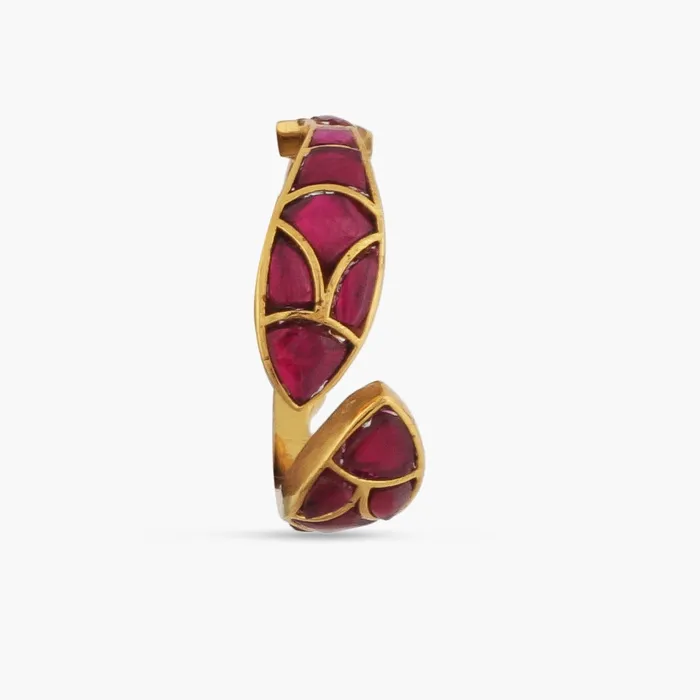 SILVER Rings Matsya Double Motif Silver Ring