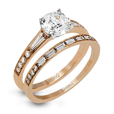 Simon G Round Cut Engagement Ring Setting 074CTW International Diamond Center Rings