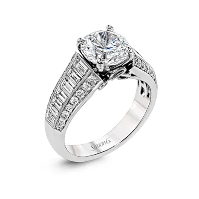 Simon G Round Cut Engagement Ring Setting 133CTW International Diamond Center Rings Simon G Round Cut Engagement Ring Setting 133CTW International Diamond Center Rings