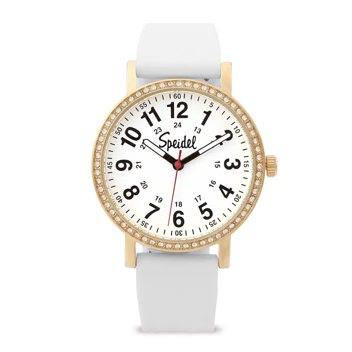 Speidel Original Scrub Watch for Nurses With Crystal Bling Watches