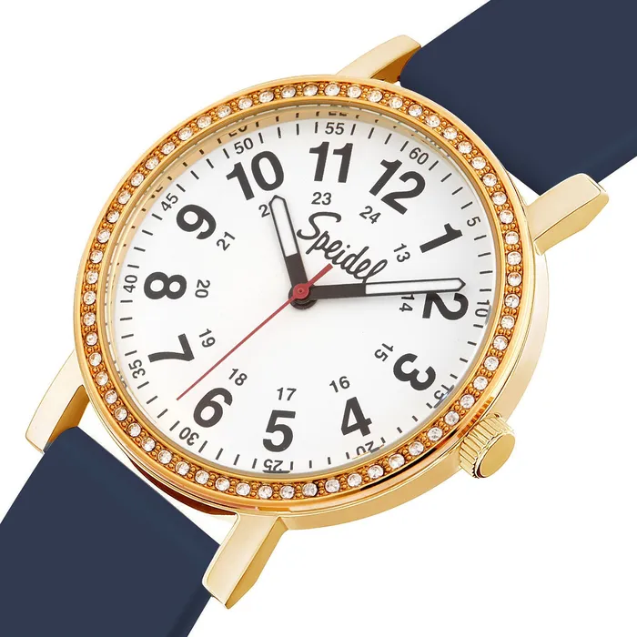Speidel Original Scrub Watch for Nurses With Crystal Bling Watches