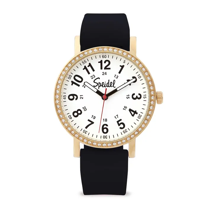 Speidel Original Scrub Watch for Nurses With Crystal Bling Watches