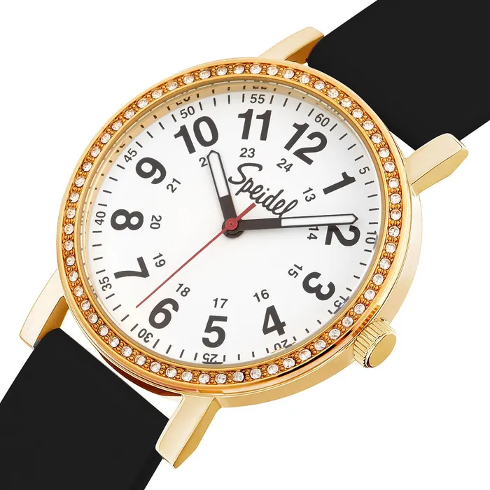 Speidel Original Scrub Watch for Nurses With Crystal Bling Watches