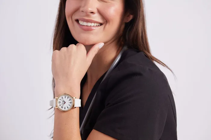 Speidel Original Scrub Watch for Nurses With Crystal Bling Watches