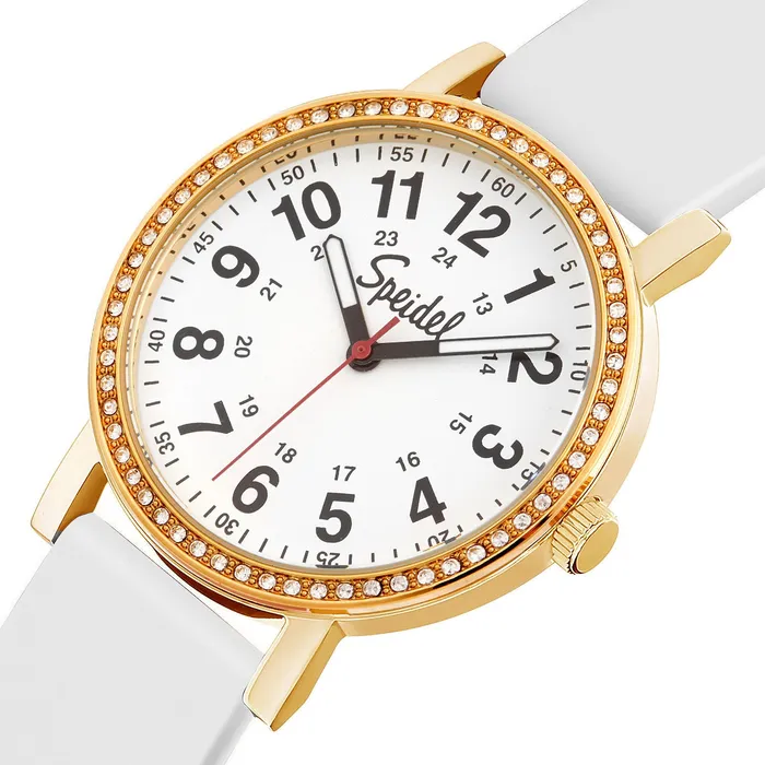 Speidel Original Scrub Watch for Nurses With Crystal Bling Watches