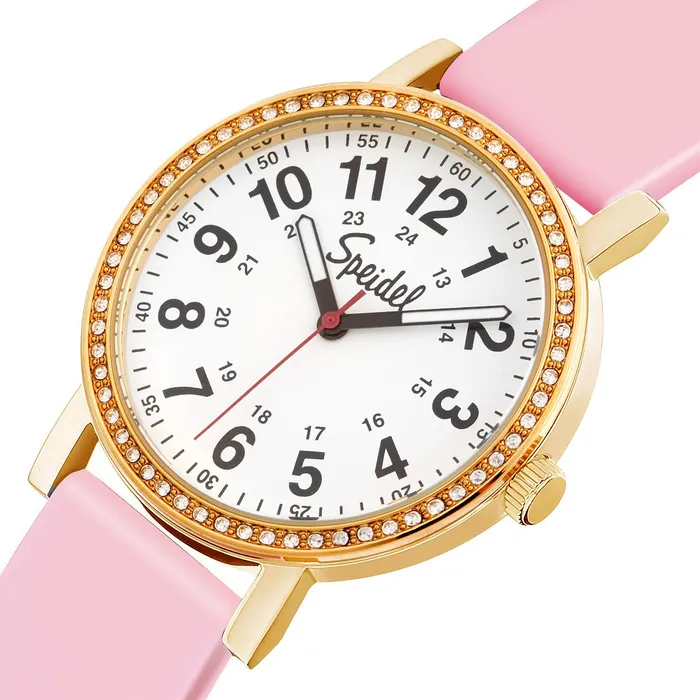 Speidel Original Scrub Watch for Nurses With Crystal Bling Watches