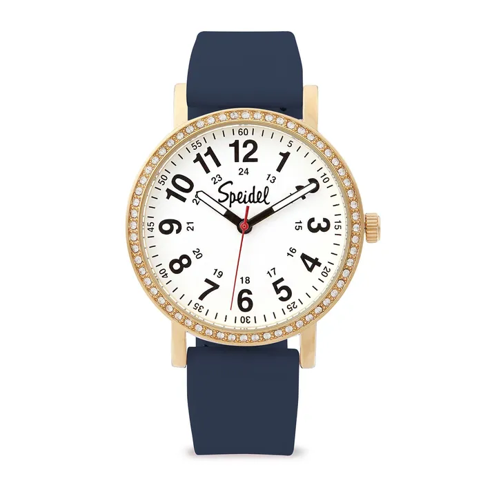 Speidel Original Scrub Watch for Nurses With Crystal Bling Watches