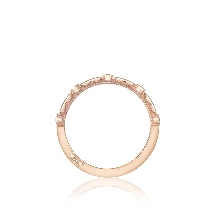 Tacori 18k Rose Gold Sculpted Crescent Diamond Wedding Band 015 CTW International Diamond Center Rings Tacori 18k Rose Gold Sculpted Crescent Diamond Wedding Band 015 CTW International Diamond Center Rings