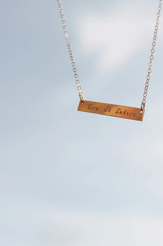 The Little Catholic Necklaces Benedict Necklace Ora et Labora