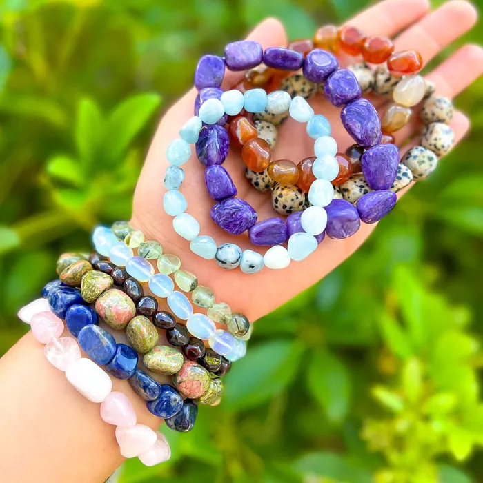 Tumbled Gemstone Bracelet Magic Crystals Bracelets