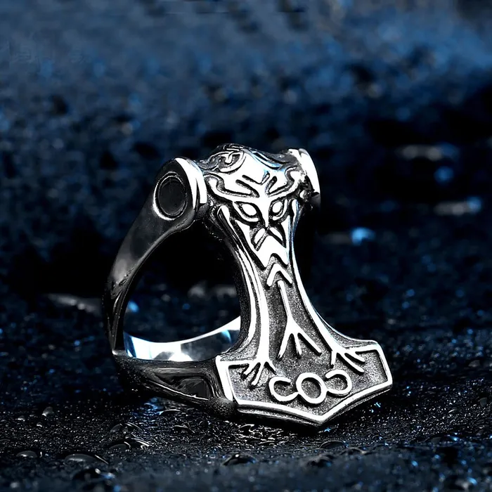 Valhalla Vikings Rings Viking Mjolnir Ring