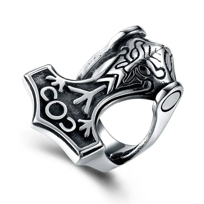 Valhalla Vikings Rings Viking Mjolnir Ring