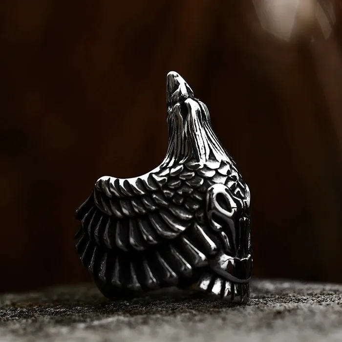 Valhalla Vikings Rings Viking Ring Flying Raven
