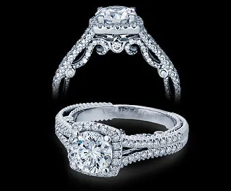 Verragio Insignia Round Diamond Engagement Ring Setting 045 CTW International Diamond Center Rings Verragio Insignia Round Diamond Engagement Ring Setting 045 CTW International Diamond Center Rings