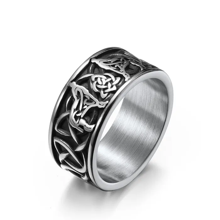 Viking Ring Norse Wolves Valhalla Vikings Rings