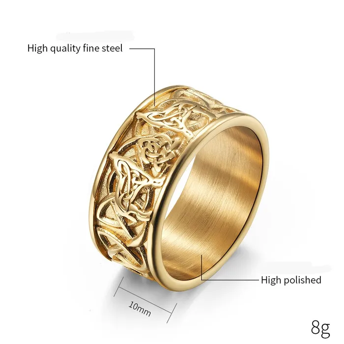 Viking Ring Norse Wolves Valhalla Vikings Rings