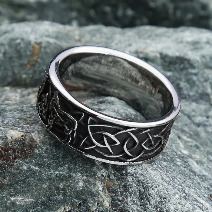 Viking Ring Norse Wolves Valhalla Vikings Rings